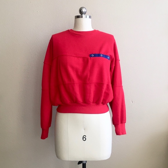 Vintage Tops - ’80s / Cropped Cherry Pullover